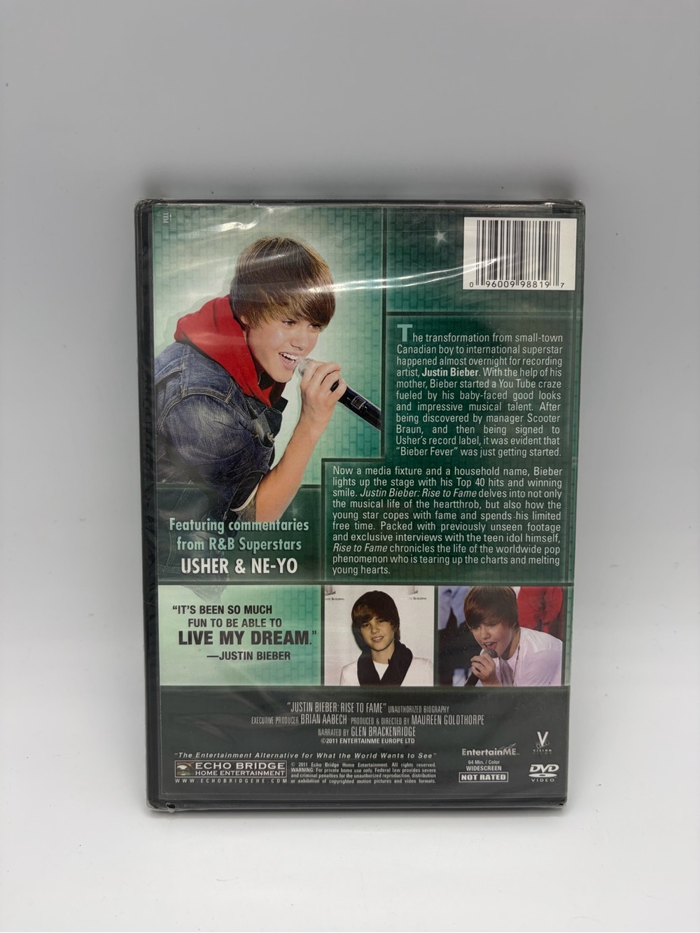 Justin Bieber DVD - Picture 2 of 2